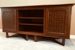 Walnut Mid-Century Modern Media Center