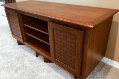 Walnut Mid-Century Modern Media Center