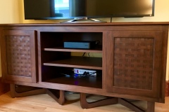 Walnut Mid-Century Modern Media Center