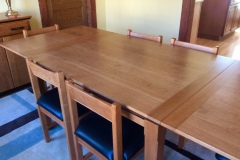Cherry Dutch Pullout Dining Table and Chairs